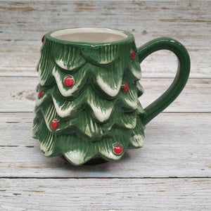 Handmade Christmas Theme Ceramic Mug