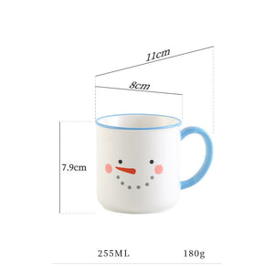 Creative Christmas Cartoon Cup Set