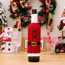 Carica l&#39;immagine nel visualizzatore di Gallery, Christmas Knitted Dress Bottle Cover
