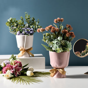 Mini Floral Bow Vase