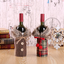 Carica l&#39;immagine nel visualizzatore di Gallery, Christmas Linen Cloth Bottle Decoration
