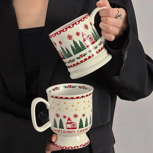 Christmas Cute Graffiti Ceramic Mug