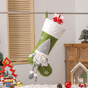 Knitted Santa Claus Christmas Stockings