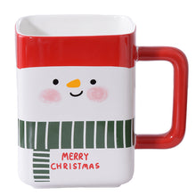 Carica l&#39;immagine nel visualizzatore di Gallery, Red Creative Christmas Design Ceramic Mug
