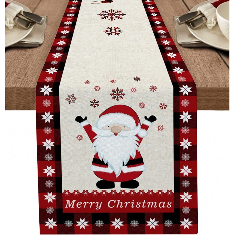 Festive Merry Christmas Table Runner