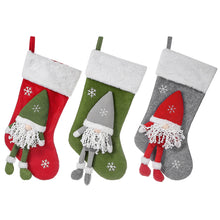 Carica l&#39;immagine nel visualizzatore di Gallery, Knitted Santa Claus Christmas Stockings
