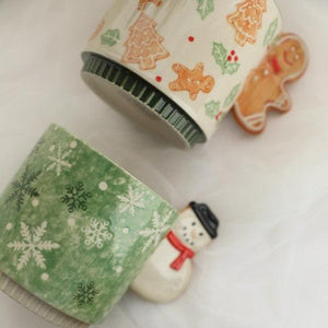 Christmas Hand-Painted Ceramic Mug