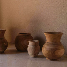 Load image into Gallery viewer, Silas Retro Wooden Vase

