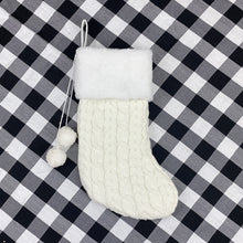 Carica l&#39;immagine nel visualizzatore di Gallery, Christmas Knitted Stockings Gift Bag
