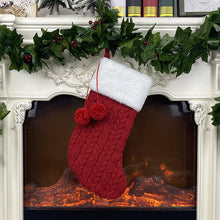 Carica l&#39;immagine nel visualizzatore di Gallery, Christmas Knitted Stockings Gift Bag
