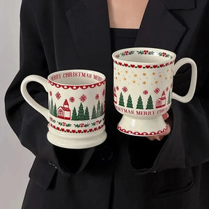 Christmas Cute Graffiti Ceramic Mug