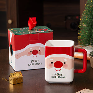 Red Creative Christmas Design Ceramic Mug