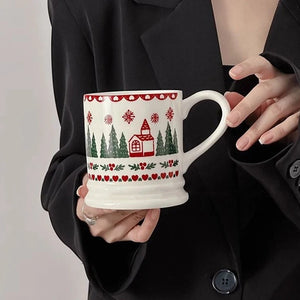 Christmas Cute Graffiti Ceramic Mug