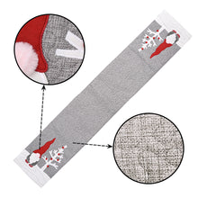 Carica l&#39;immagine nel visualizzatore di Gallery, Red Santa Claus White Christmas Table Runner
