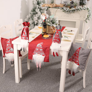 3D Santa Claus Christmas Table Runner