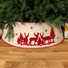 Carica l&#39;immagine nel visualizzatore di Gallery, Christmas Elk Foldable Tree Skirt Decoration
