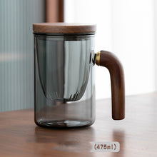 Load image into Gallery viewer, Wooden Glass Teapot
