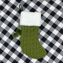 Carica l&#39;immagine nel visualizzatore di Gallery, Christmas Knitted Stockings Gift Bag
