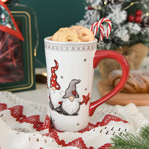 Christmas Elfs Large Capacity Ceramic Cup