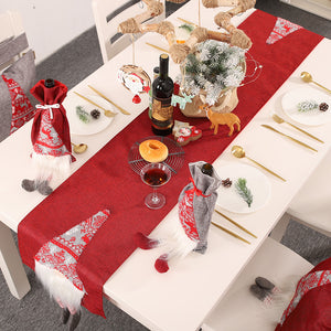 3D Santa Claus Christmas Table Runner