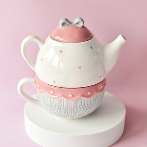 Lovely Bow Teapot Set