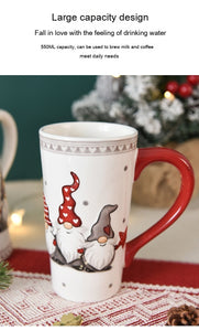 Christmas Elfs Large Capacity Ceramic Cup