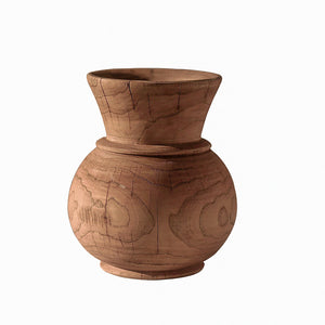 Silas Retro Wooden Vase