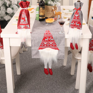 3D Santa Claus Christmas Table Runner