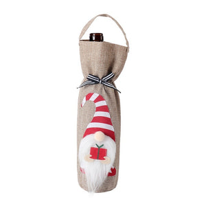 Cute Christmas Decoration Wine Bottle Cover