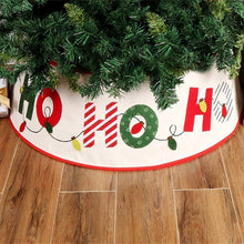 Load image into Gallery viewer, Creative Letters Christmas Tree Skirt Decorations
