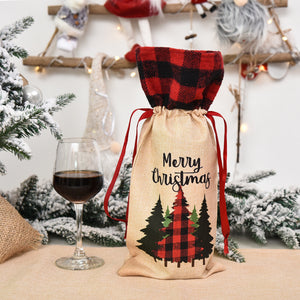 Traditional Christmas Wine Decoration