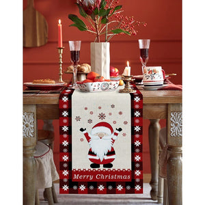 Festive Merry Christmas Table Runner