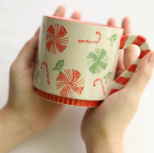 Christmas Hand-Painted Ceramic Mug