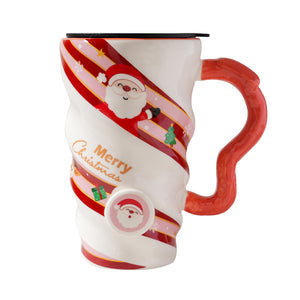 Festive Christmas Candies Design Ceramic Mug