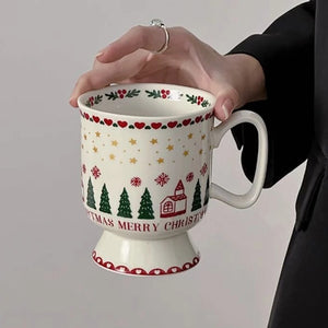 Christmas Cute Graffiti Ceramic Mug