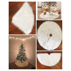 Christmas Plush Tree Skirt Decoration