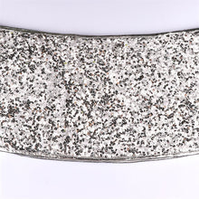 Carica l&#39;immagine nel visualizzatore di Gallery, Silver White Sequin Christmas-tree Skirt
