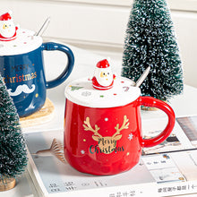 Carica l&#39;immagine nel visualizzatore di Gallery, Cute Sparkling Christmas Ceramic Mug
