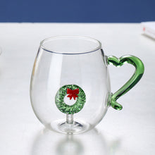 Carica l&#39;immagine nel visualizzatore di Gallery, Creative 3D Christmas Glass Cup
