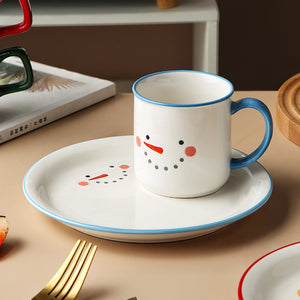 Creative Christmas Cartoon Cup Set