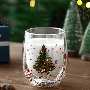 Festive Christmas Tree Heat-Resistant Cup