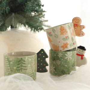 Christmas Hand-Painted Ceramic Mug