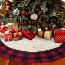 Carica l&#39;immagine nel visualizzatore di Gallery, Christmas Decorative Knitted Tree Skirt
