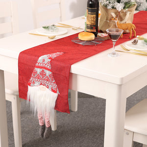 3D Santa Claus Christmas Table Runner