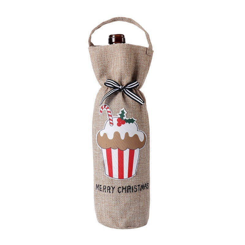 Cute Christmas Decoration Wine Bottle Cover