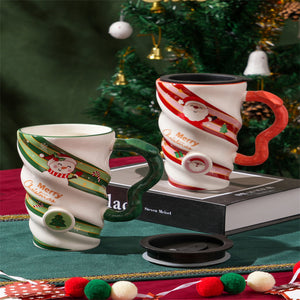 Festive Christmas Candies Design Ceramic Mug