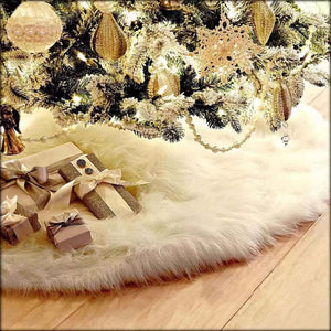 Christmas Plush Tree Skirt Decoration