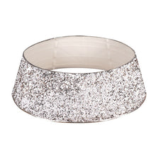 Carica l&#39;immagine nel visualizzatore di Gallery, Silver White Sequin Christmas-tree Skirt
