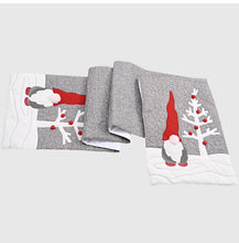 Carica l&#39;immagine nel visualizzatore di Gallery, Red Santa Claus White Christmas Table Runner
