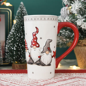 Christmas Elfs Large Capacity Ceramic Cup